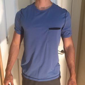 Lululemon Men’s Light Blue Tech Shirt